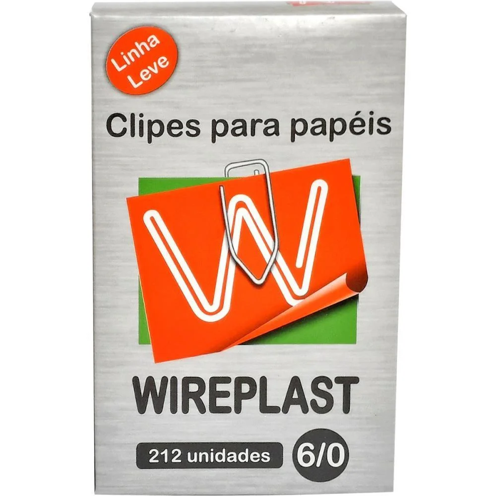 CLIPE GALVANIZADO ACO 6/0 LINHA LEVE C/212 UN. WIREPLAST (CAIXA) - imagem 2