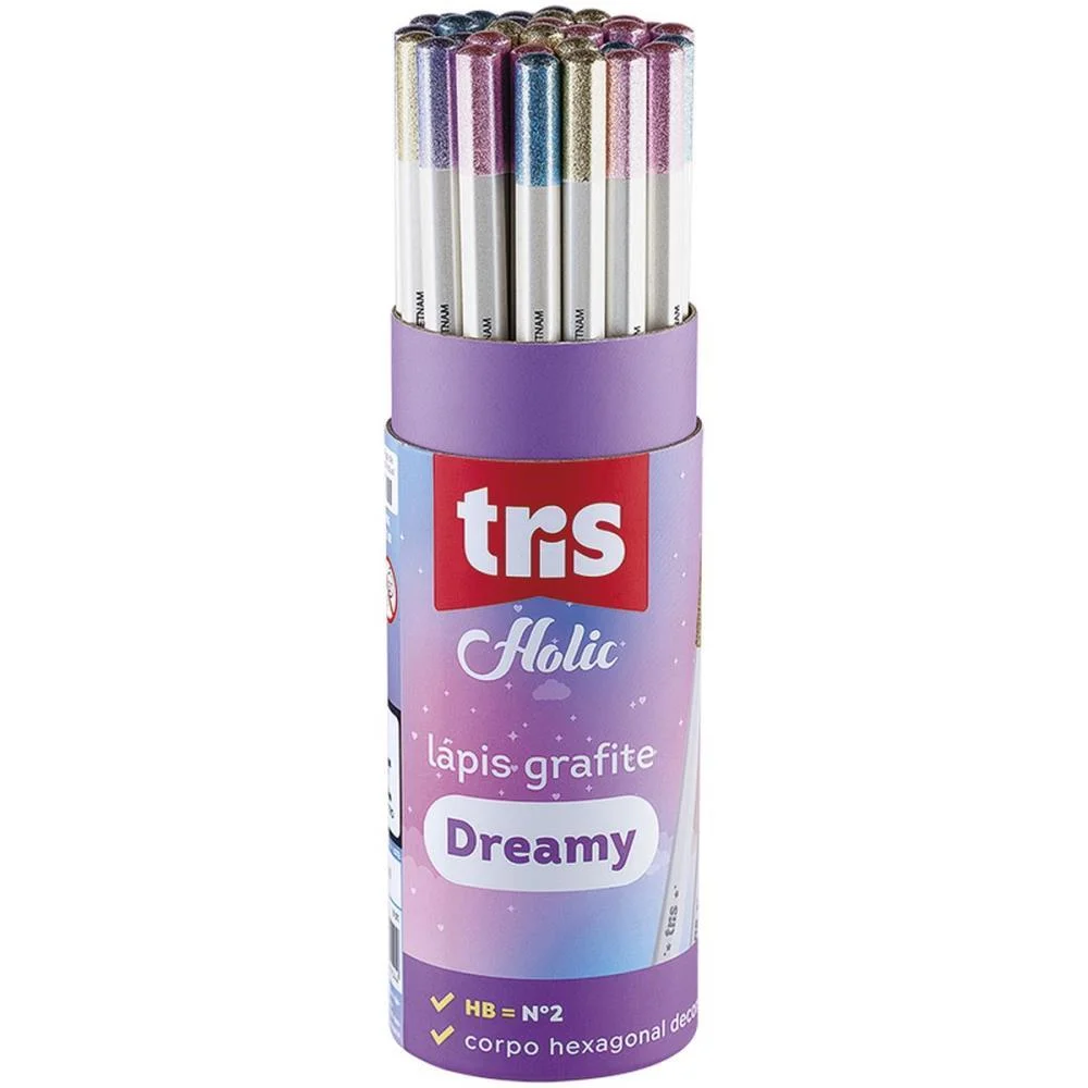 LAPIS PRETO SEXTAVADO TRIS DREAMY 4 CORES SUMMIT (POTE-36) - imagem 3