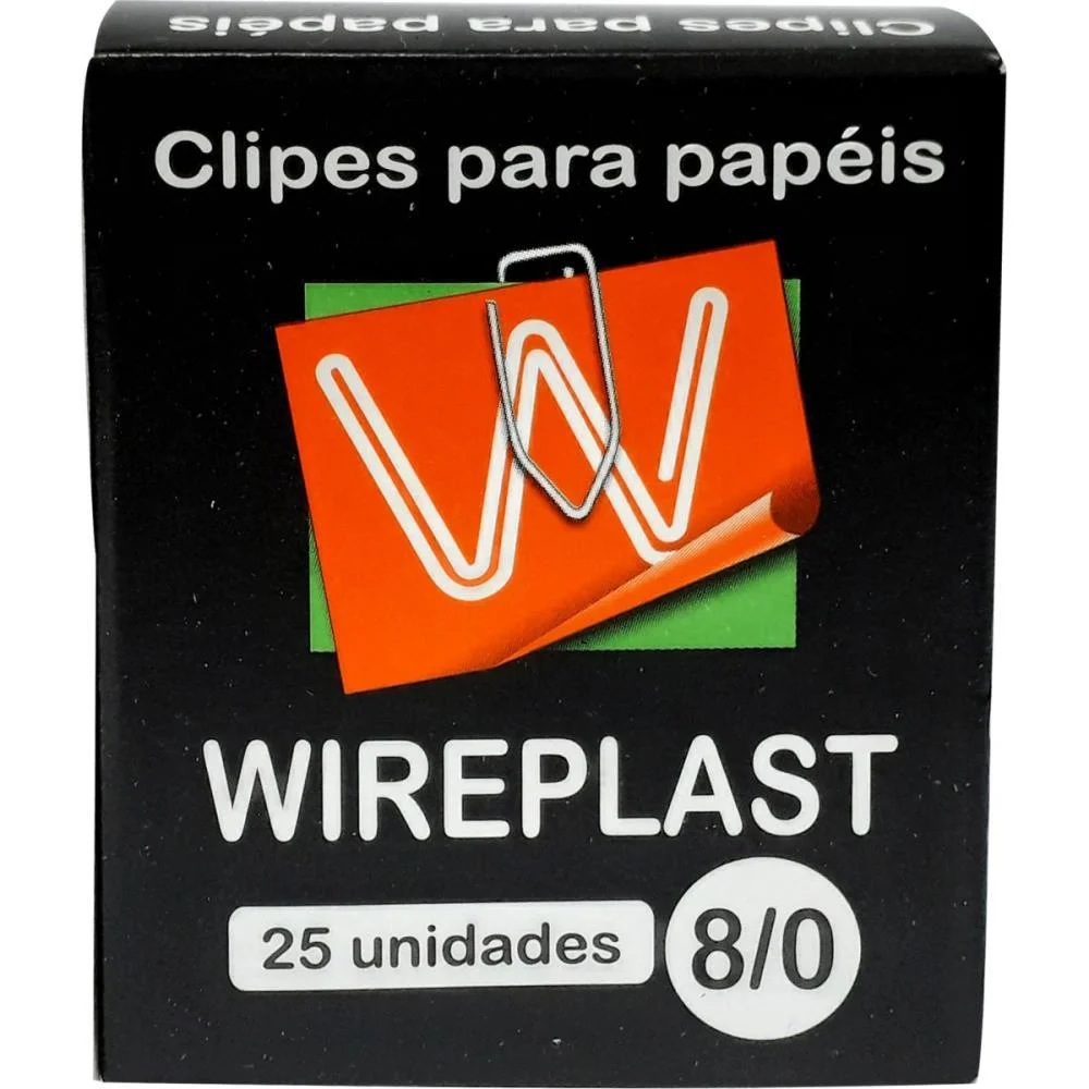 CLIPE GALVANIZADO ACO 8/0 25 UNIDADES WIREPLAST (PCT.C/10) - imagem 3