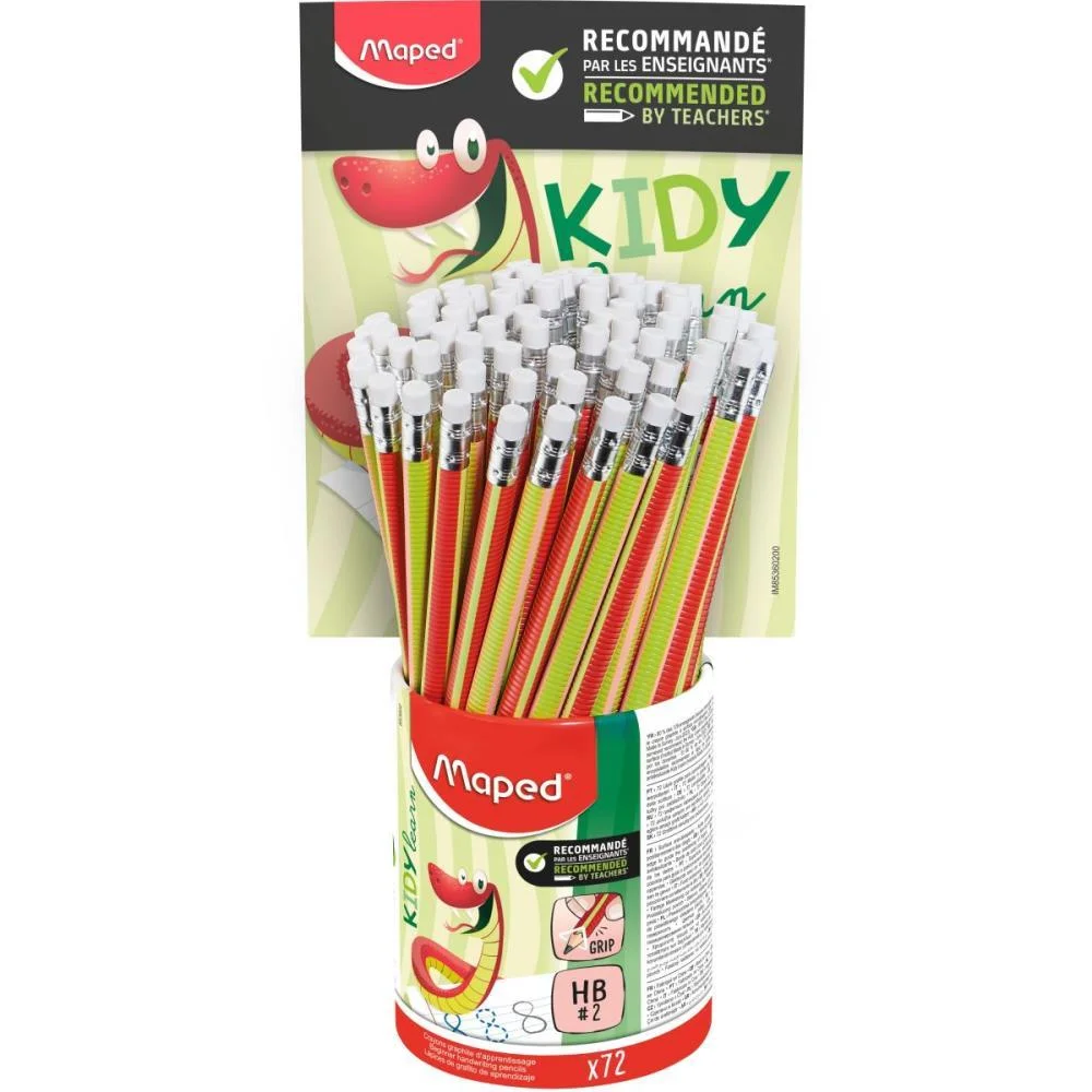 LAPIS PRETO TRIANGULAR KIDY LEARN GRIP HB C/BORRACHA MAPED (POTE-72) - imagem 3