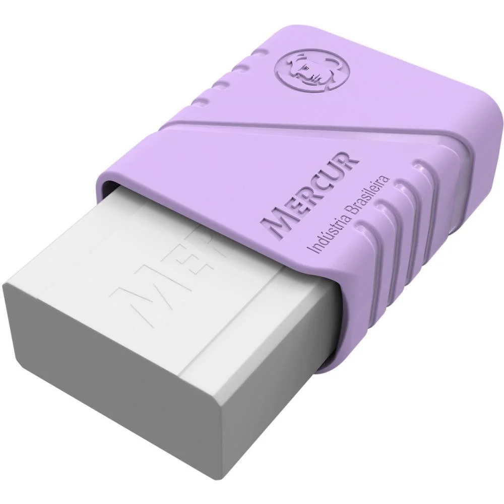 BORRACHA BRANCA TR ROSA C/CAPA SORTIDA MERCUR (POTE-24) - imagem 4