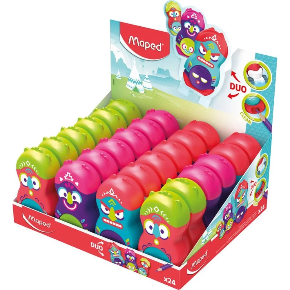 APONTADOR COM DEPOSITO LOOPY TOTEM C/BORRACHA ROTATIV MAPED (DP.C/24) - imagem 12