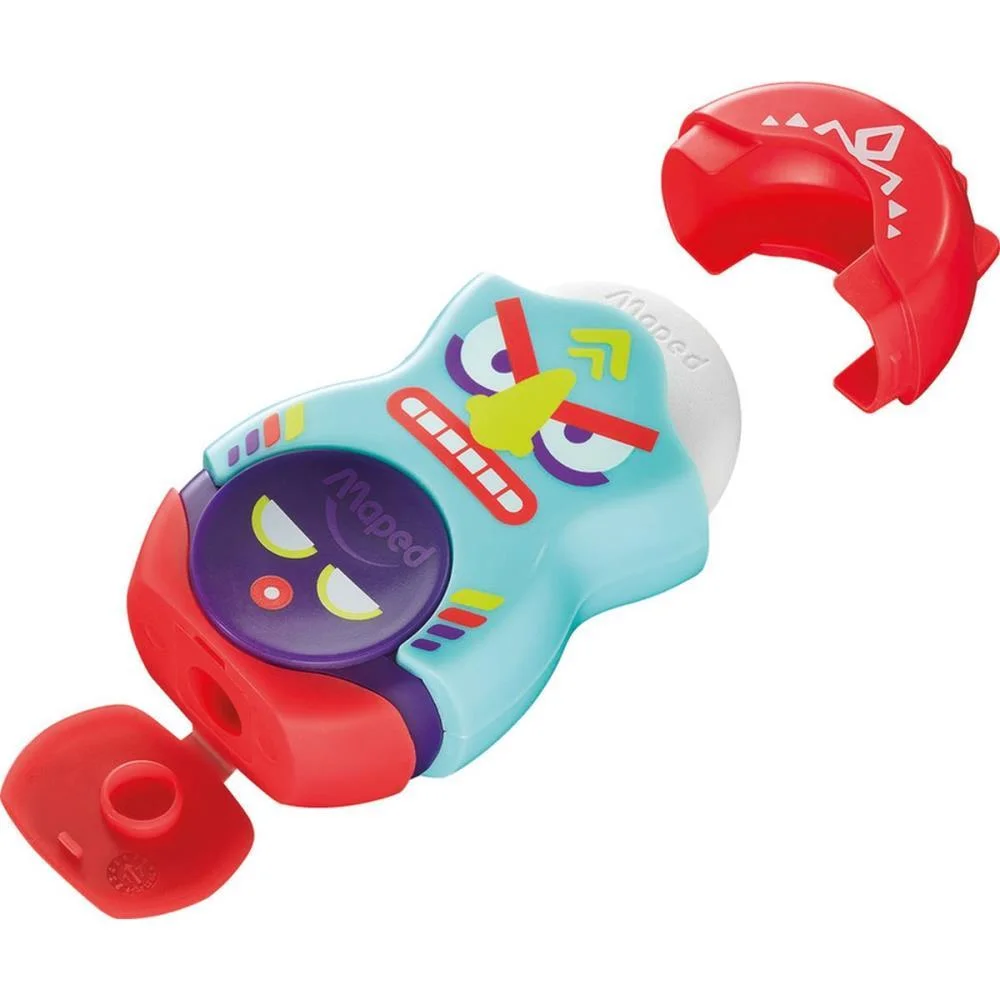 APONTADOR COM DEPOSITO LOOPY TOTEM C/BORRACHA ROTATIV MAPED (DP.C/24) - imagem 3