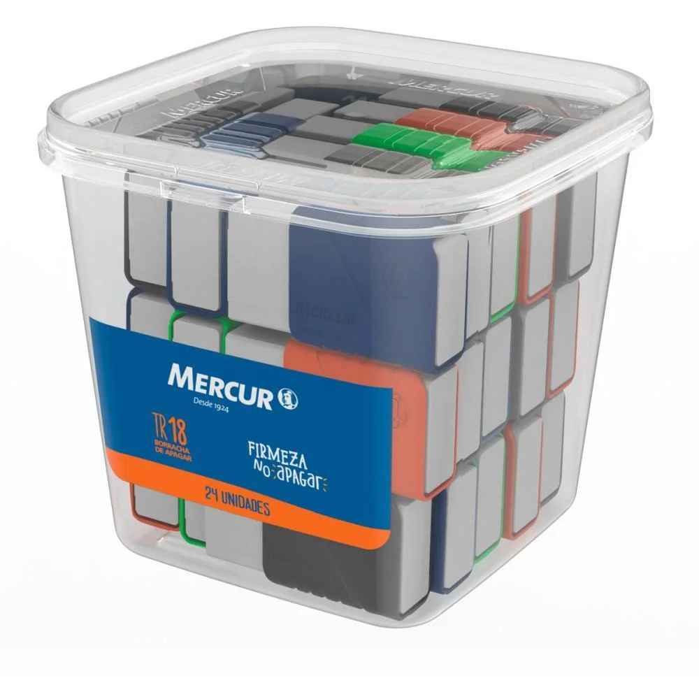 BORRACHA BRANCA TR C/CAPA PLASTICA MERCUR (POTE-24) - imagem 3