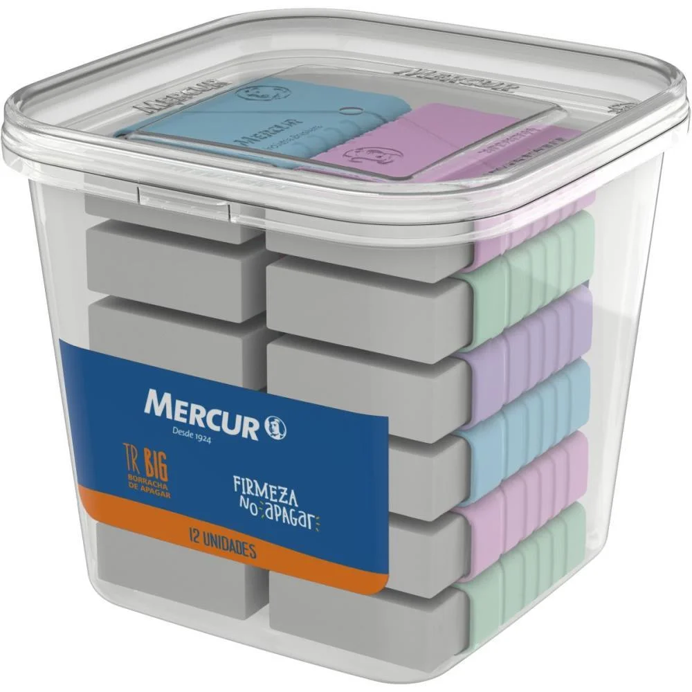 BORRACHA BRANCA TR BIG TONS PASTEL SORTIDA MERCUR (POTE-12) - imagem 3