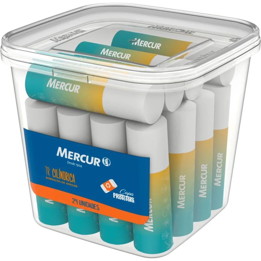 BORRACHA BRANCA TR CILINDRICA MERCUR (POTE-24) - imagem 3