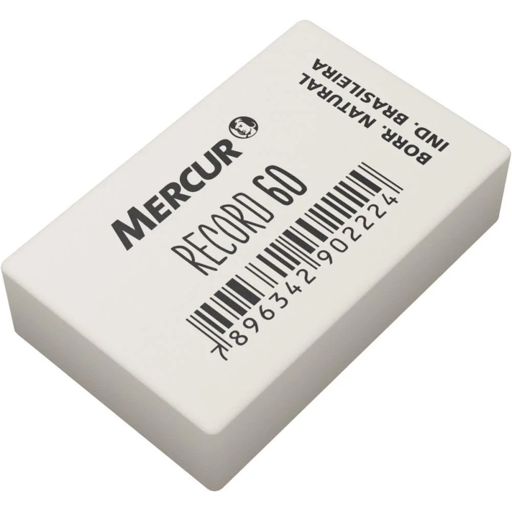 BORRACHA BRANCA 60 RECORD BRANCA MERCUR (CX.C/60) - imagem 4