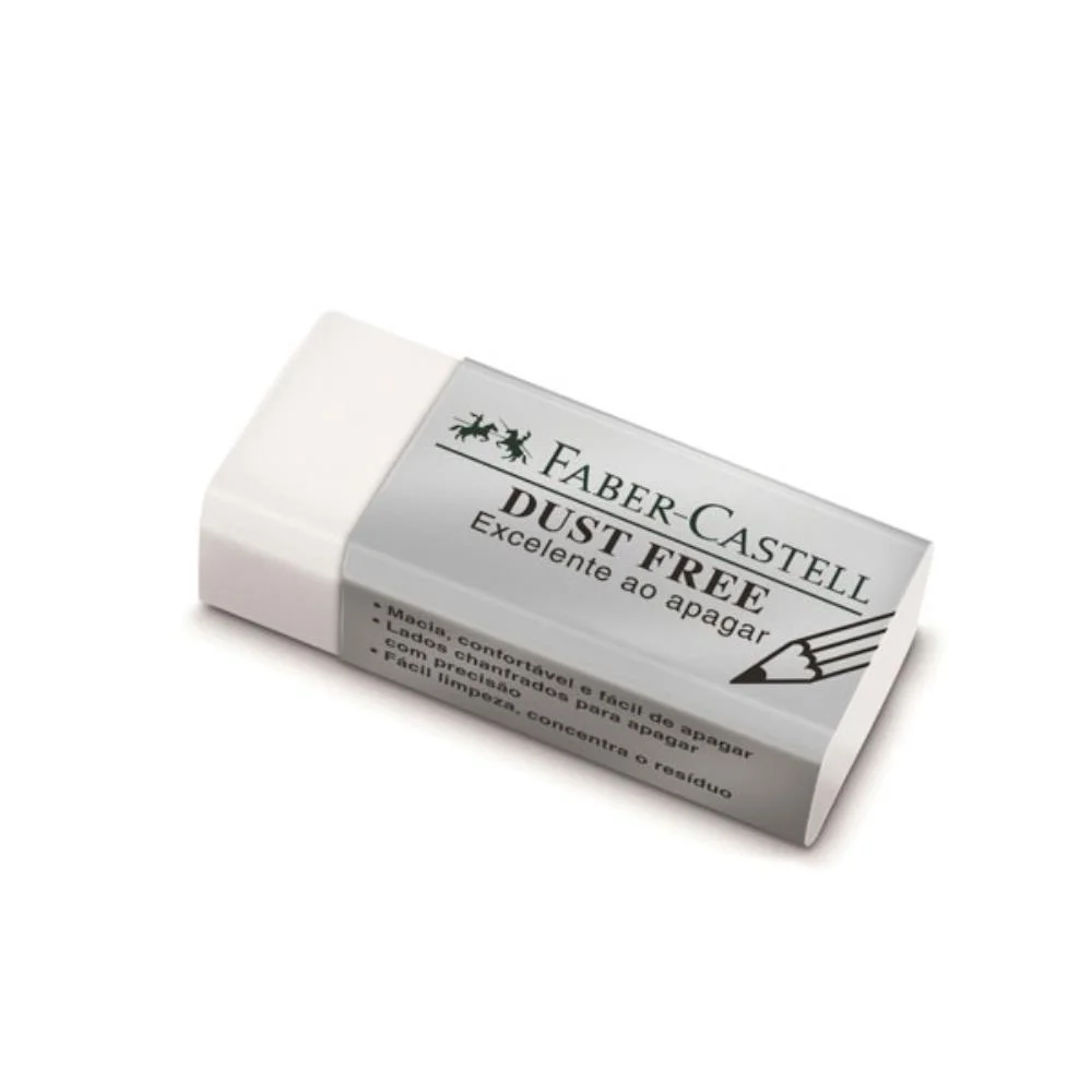 BORRACHA BRANCA DUST FREE PEQUENA FABER-CASTELL (CX.C/30) - imagem 2