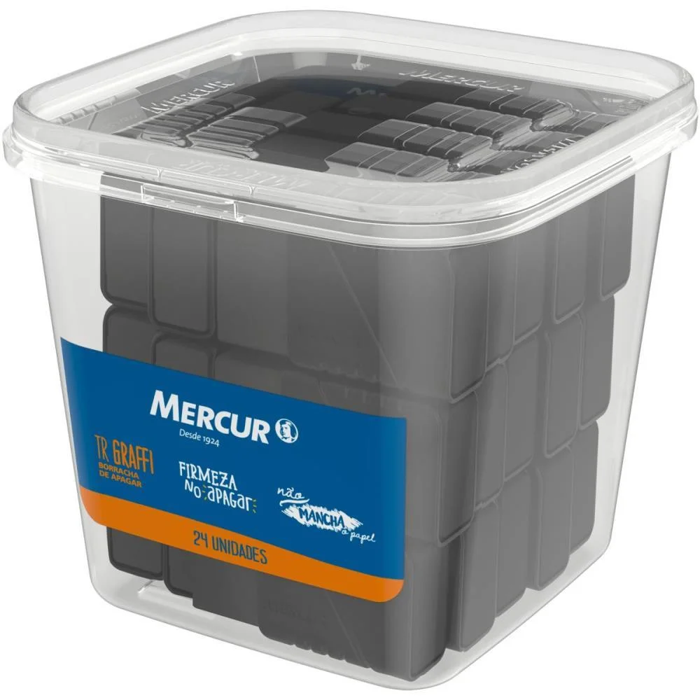 BORRACHA COLORIDA TR GRAFFI C/CAPA PLASTICA MERCUR (POTE-24) - imagem 2
