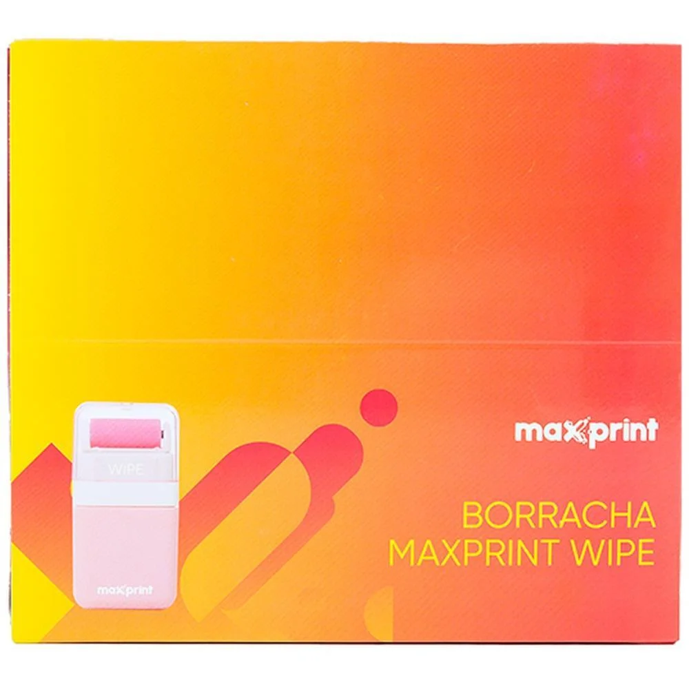 BORRACHA COLORIDA WIPE TONS PASTEL MAXPRINT (CX.C/24) - imagem 4
