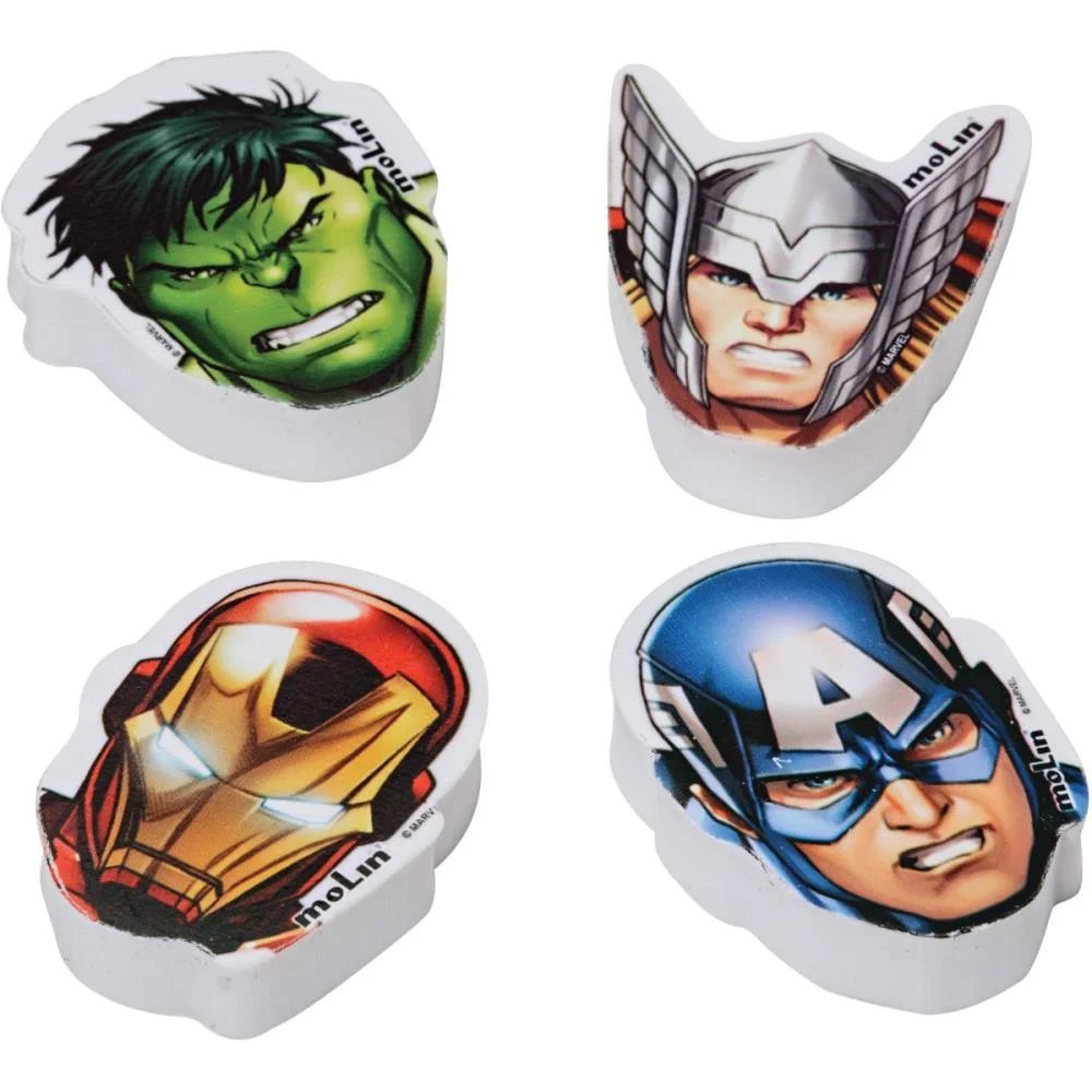 BORRACHA DECORADA THE AVENGERS SORTIDAS MOLIN (CX.C/20) - imagem 4