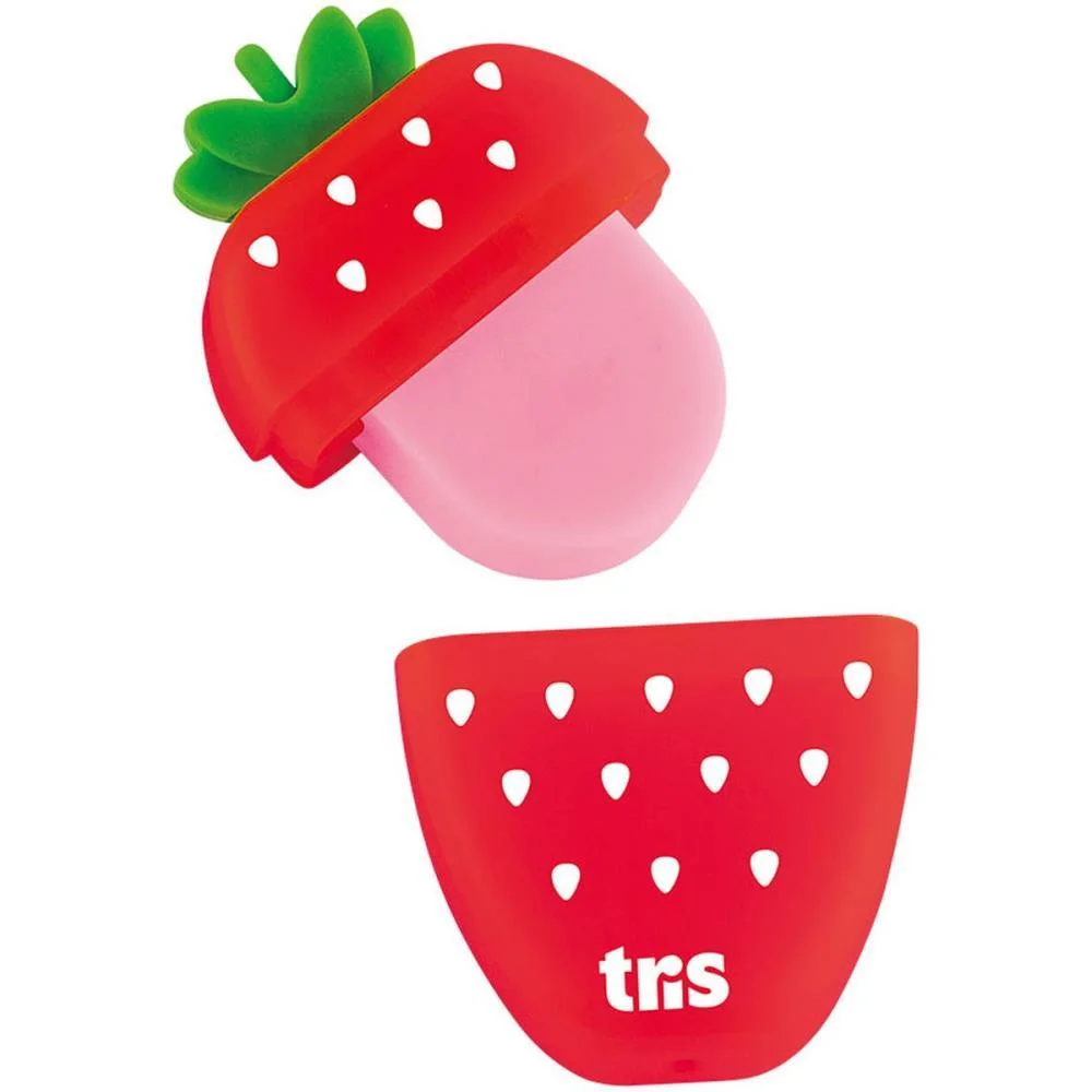 BORRACHA DECORADA TRIS MORANGO C/TAMPA E AROMA SUMMIT (DP.C/24) - imagem 4