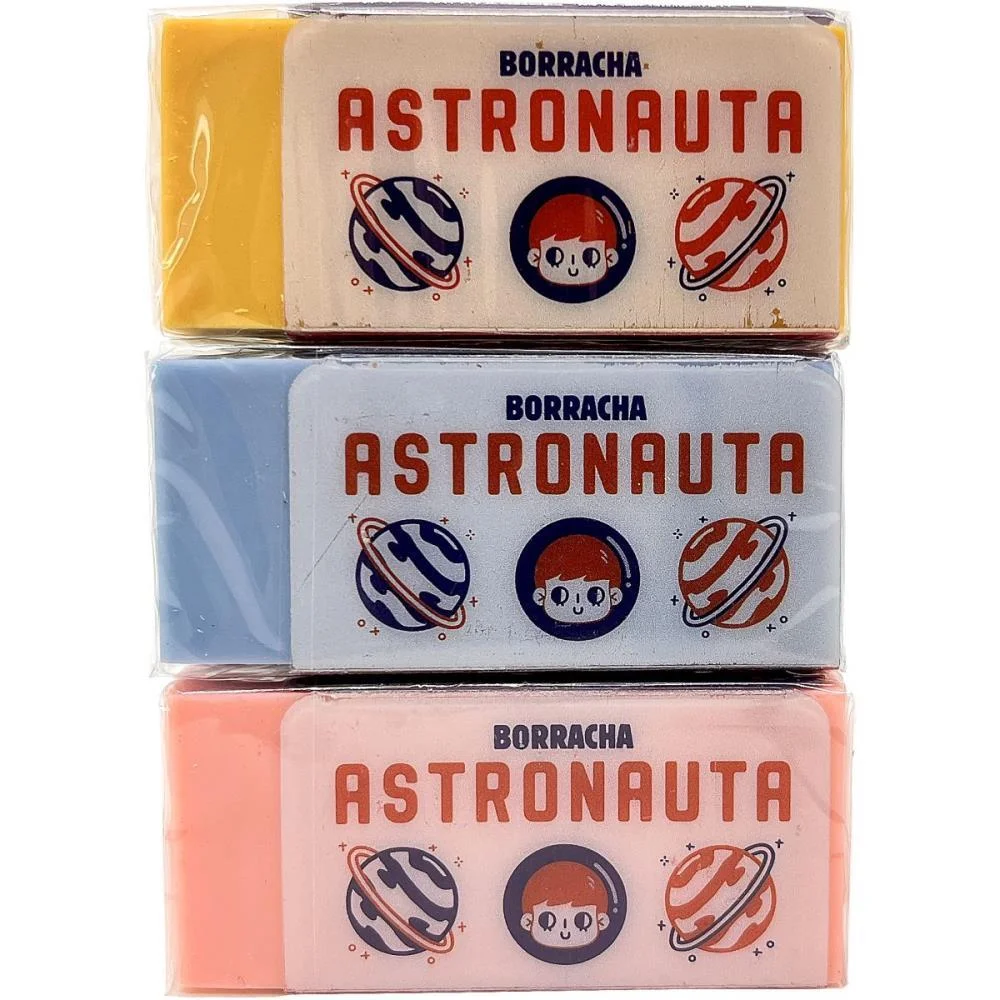 BORRACHA DECORADA ROKE ASTRONAUTA (S) PAPER MATE (CX.C/24) - imagem 4