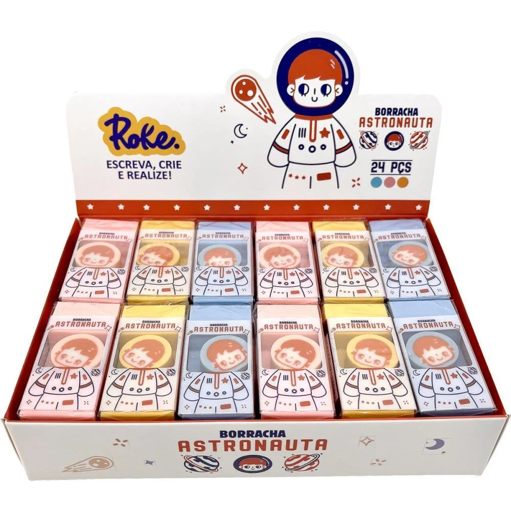 BORRACHA DECORADA ROKE ASTRONAUTA (S) PAPER MATE (CX.C/24) - imagem 5