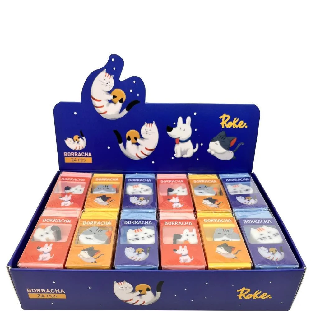 BORRACHA DECORADA ROKE CATS (S) PAPER MATE (CX.C/24) - imagem 5