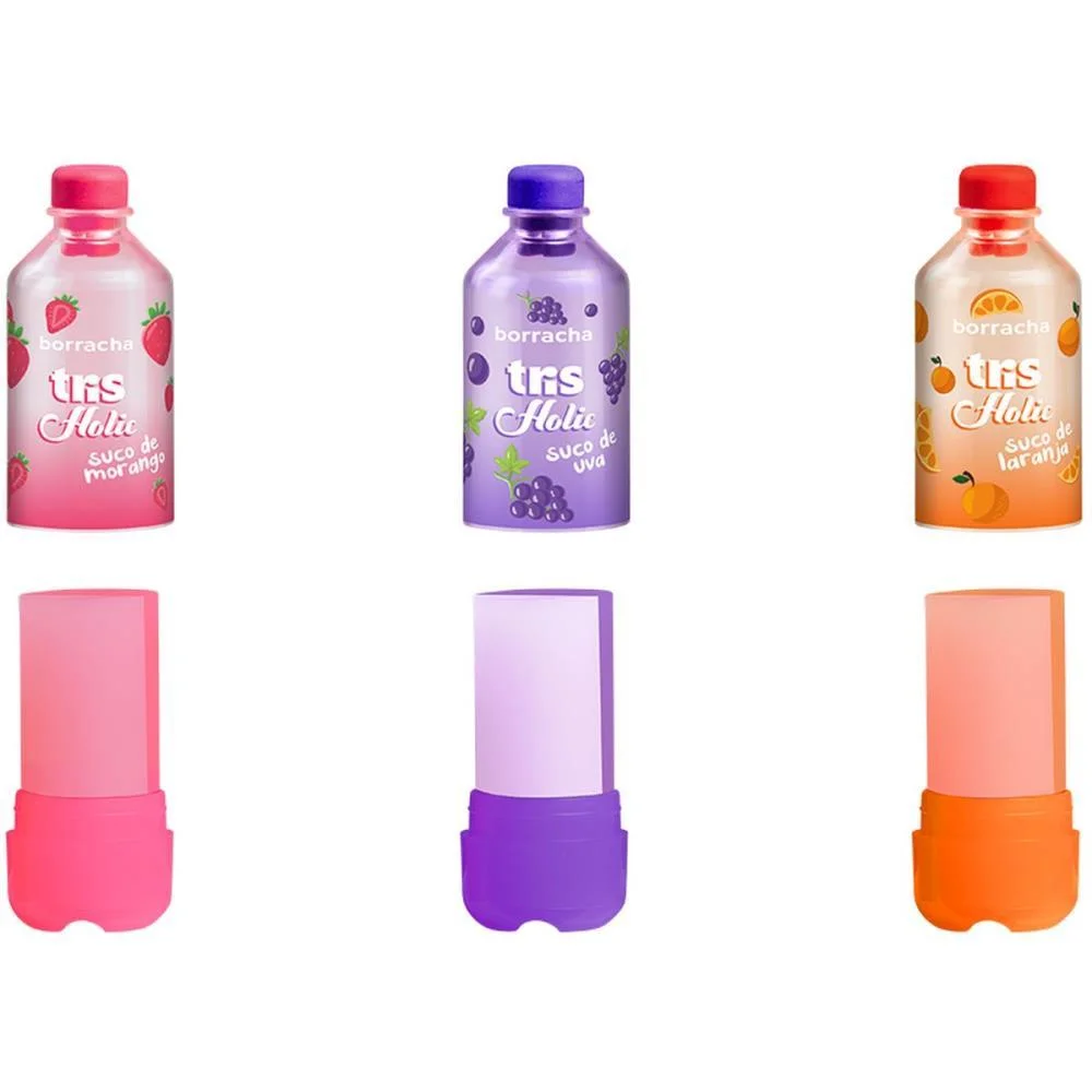 BORRACHA DECORADA TRIS SUQUINHO 3 MODELOS SUMMIT (DP.C/24) - imagem 3