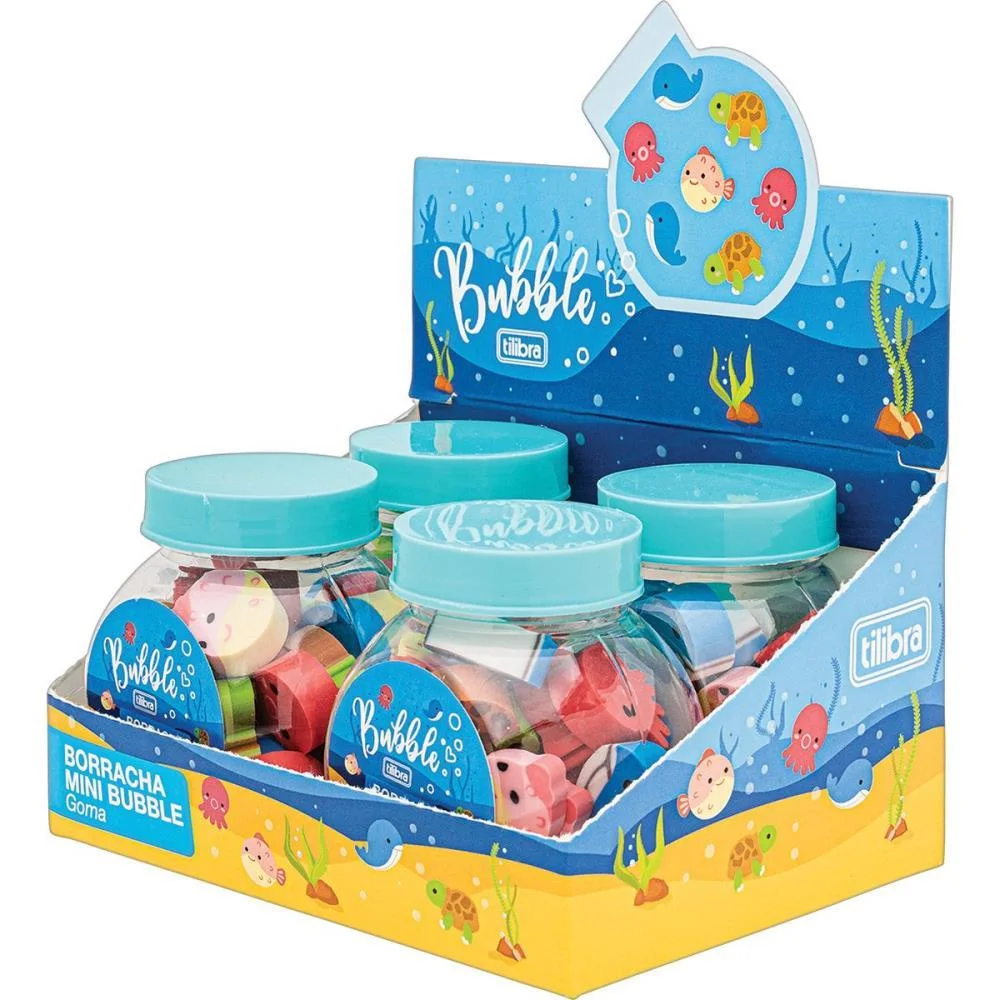 BORRACHA DECORADA MINI BUBBLE COM 20 (S) TILIBRA (DP.C/04) - imagem 5