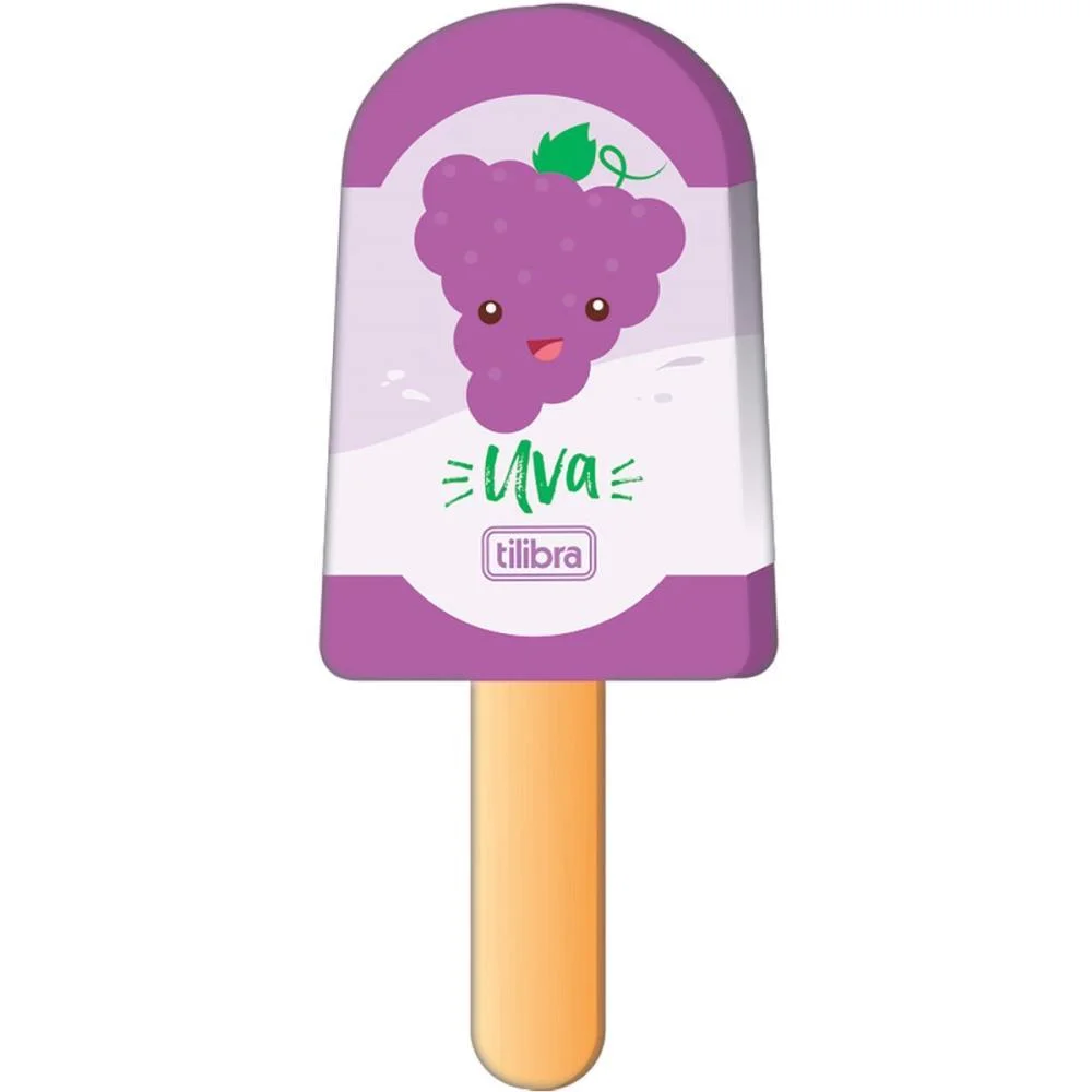 BORRACHA DECORADA PICOLE FRUTAS (S) TILIBRA (DP.C/36) - imagem 5