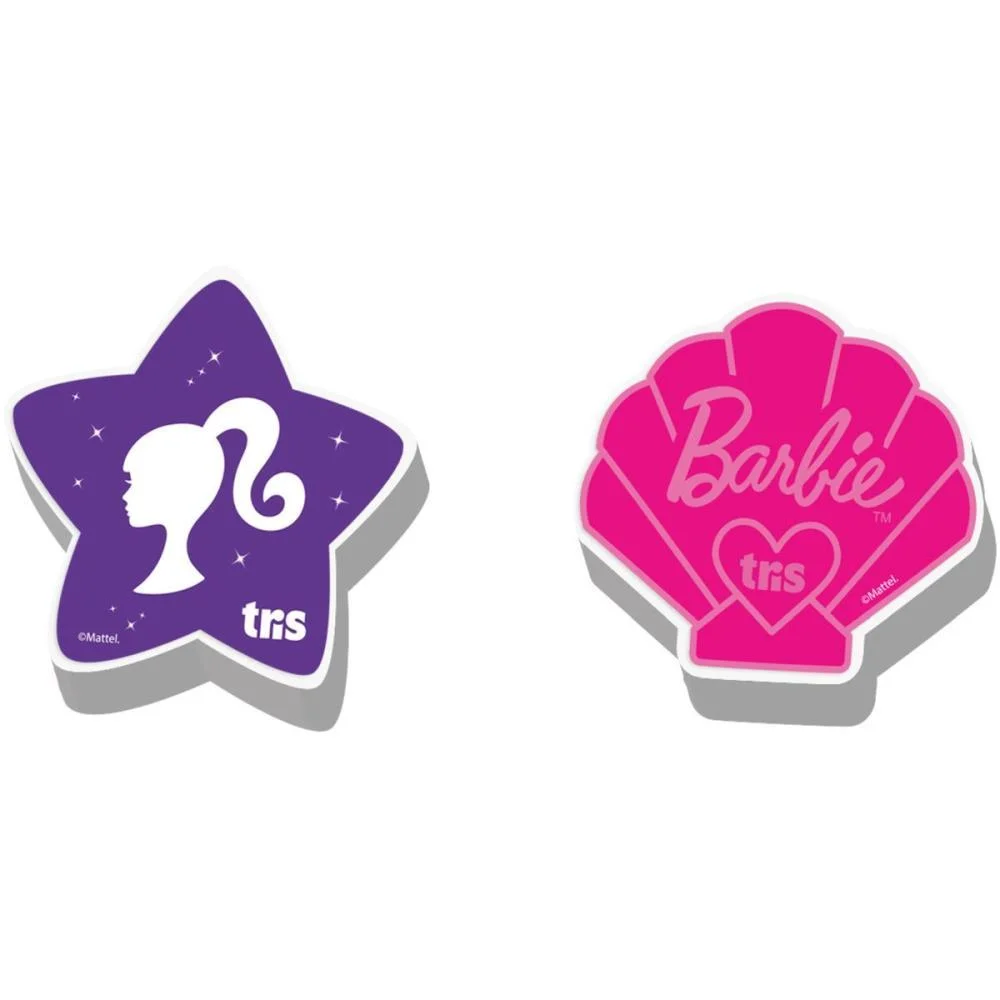 BORRACHA DECORADA BARBIE TRIS 2 MODELOS (S) SUMMIT (POTE-20) - imagem 4