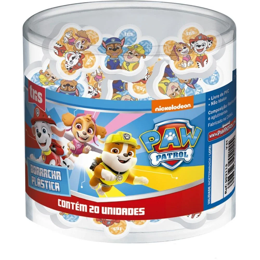 BORRACHA DECORADA PATRULHA CANINA 2MODELOS SUMMIT (POTE-20) - imagem 2