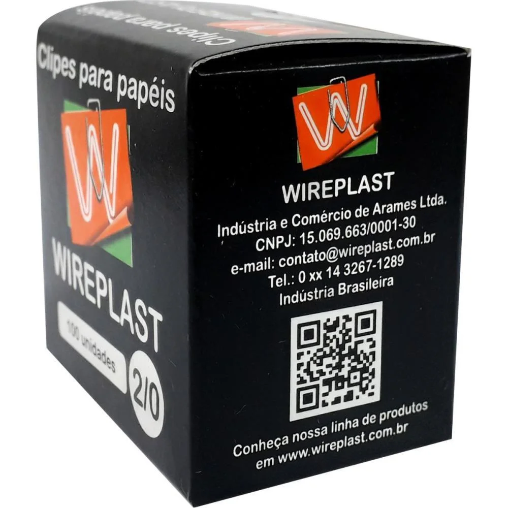 CLIPE GALVANIZADO ACO 2/0 100 UNIDADES WIREPLAST (PCT.C/10) - imagem 4