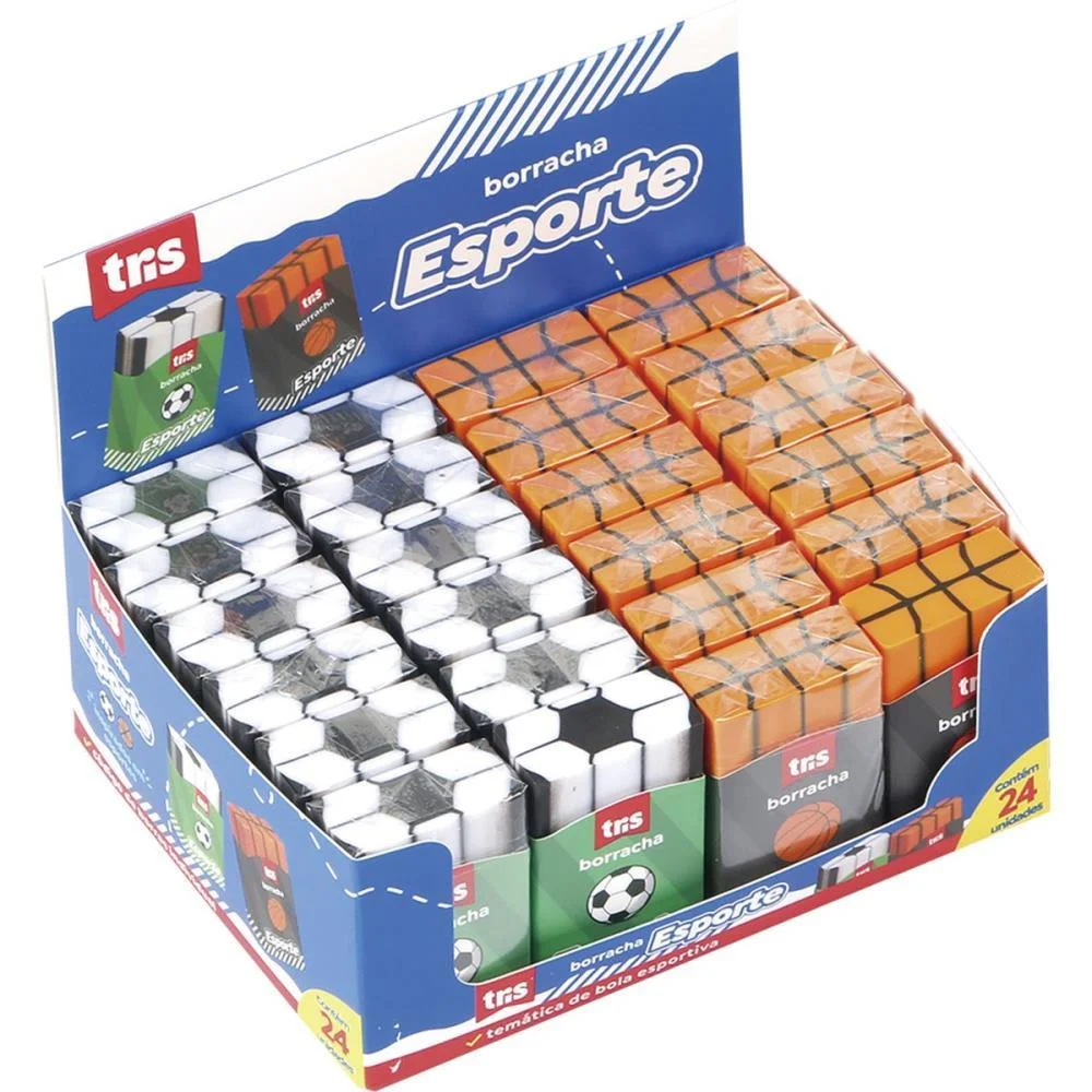 BORRACHA DECORADA TRIS ESPORTE 2 MODELOS SUMMIT (DP.C/24) - imagem 3