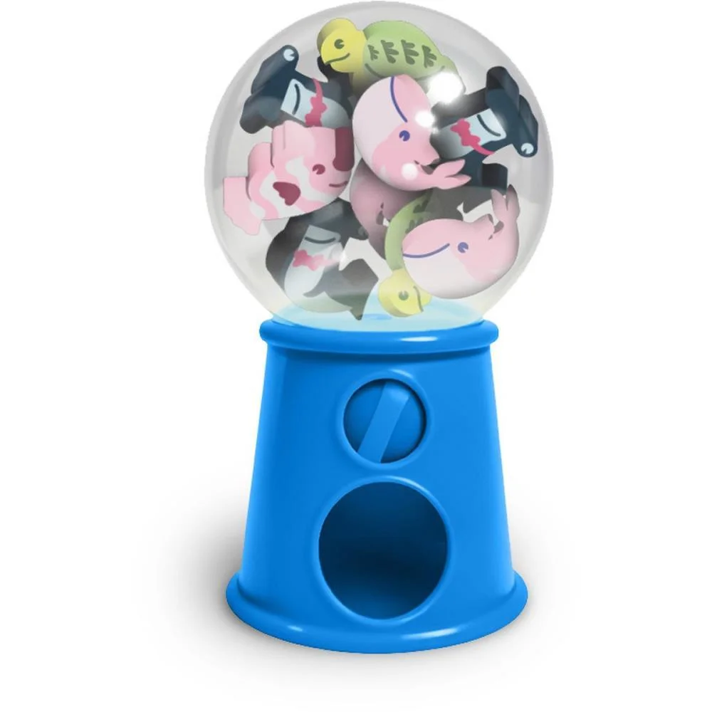 BORRACHA DECORADA FUNDO DO MAR POTE BALEIRO 4MOD LEONORA (DP.C/12) - imagem 4