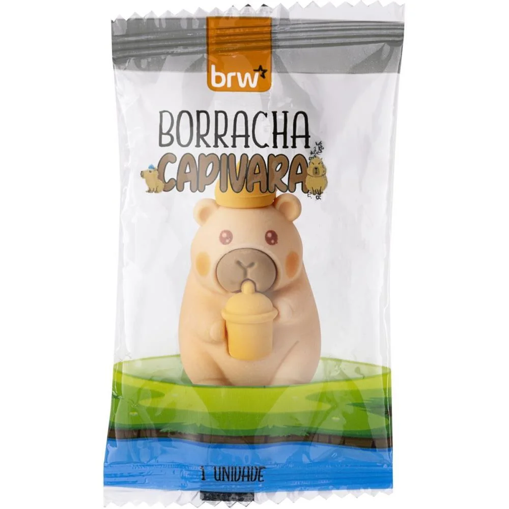 BORRACHA DECORADA BORRACHA CAPIVARA 3MODELOS (S) BRW (DP.C/24) - imagem 6