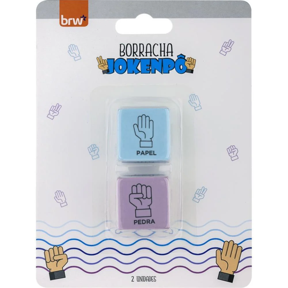 BORRACHA DECORADA BORRACHA JOKENPO BRW (DP.C/06) - imagem 6