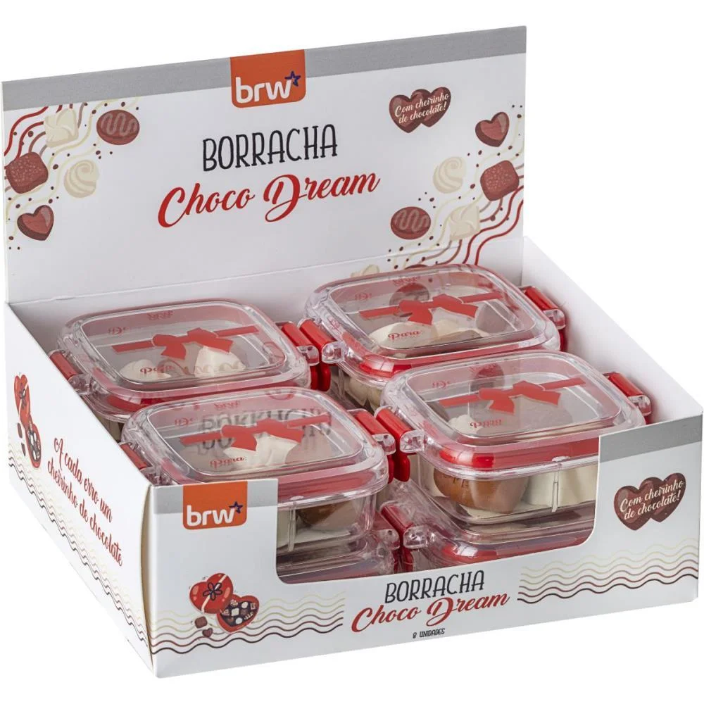 BORRACHA DECORADA CHOCO DREAM C/CHEIRO 4 MOD (S) BRW (DP.C/08) - imagem 2