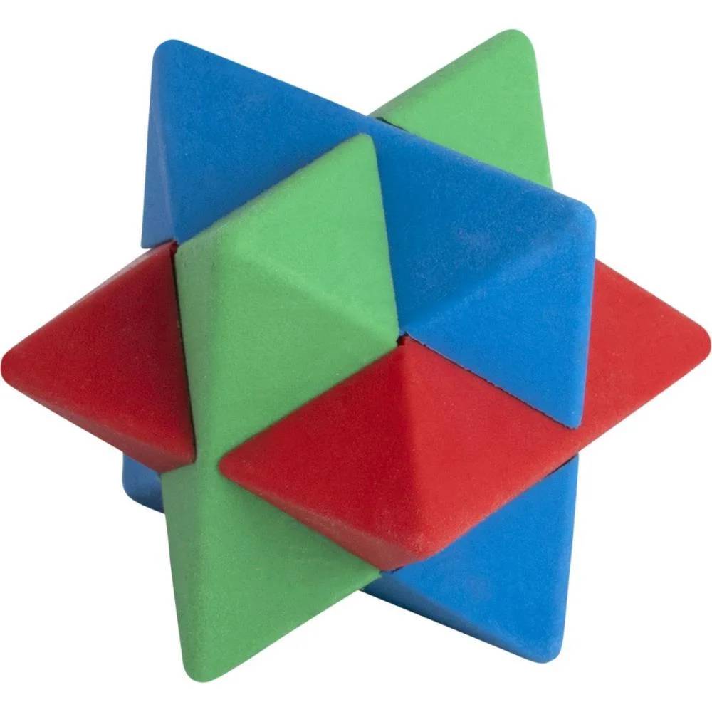 BORRACHA DECORADA ESTRELA 3D SORTIDO BRW (DP.C/06) - imagem 3