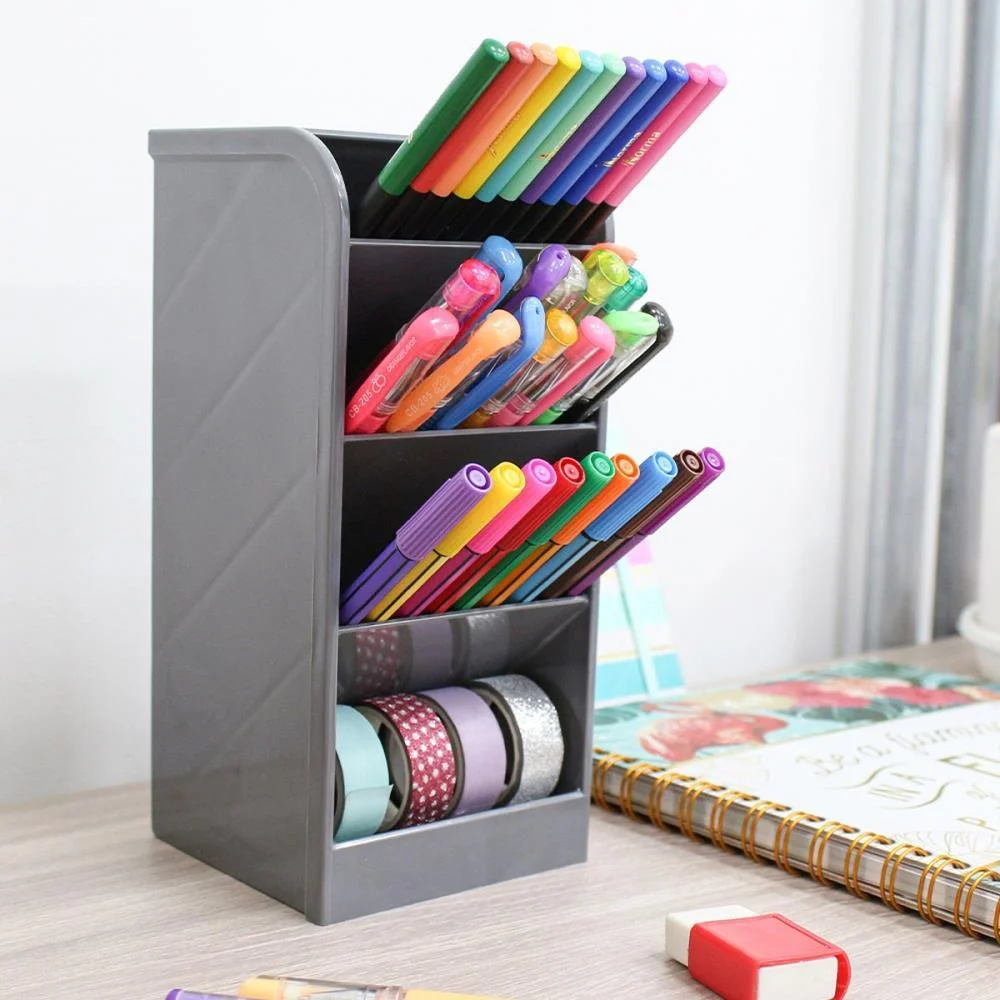 ACESSORIO PARA MESA ORGANIZADOR DIAGONAL CINZA MAXCRIL (UNIDADE) - imagem 4