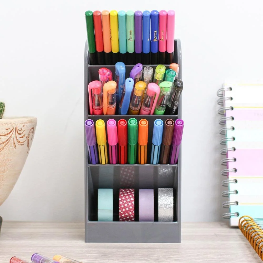 ACESSORIO PARA MESA ORGANIZADOR DIAGONAL CINZA MAXCRIL (UNIDADE) - imagem 5