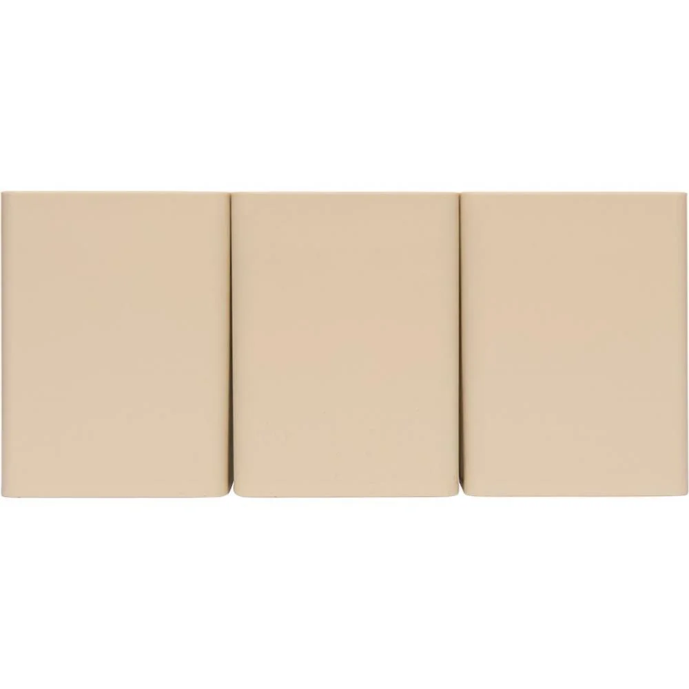 ACESSORIO PARA MESA ORGANIZADOR OFFICE AREIA 3 PEC POLIBRAS (KIT) - imagem 3