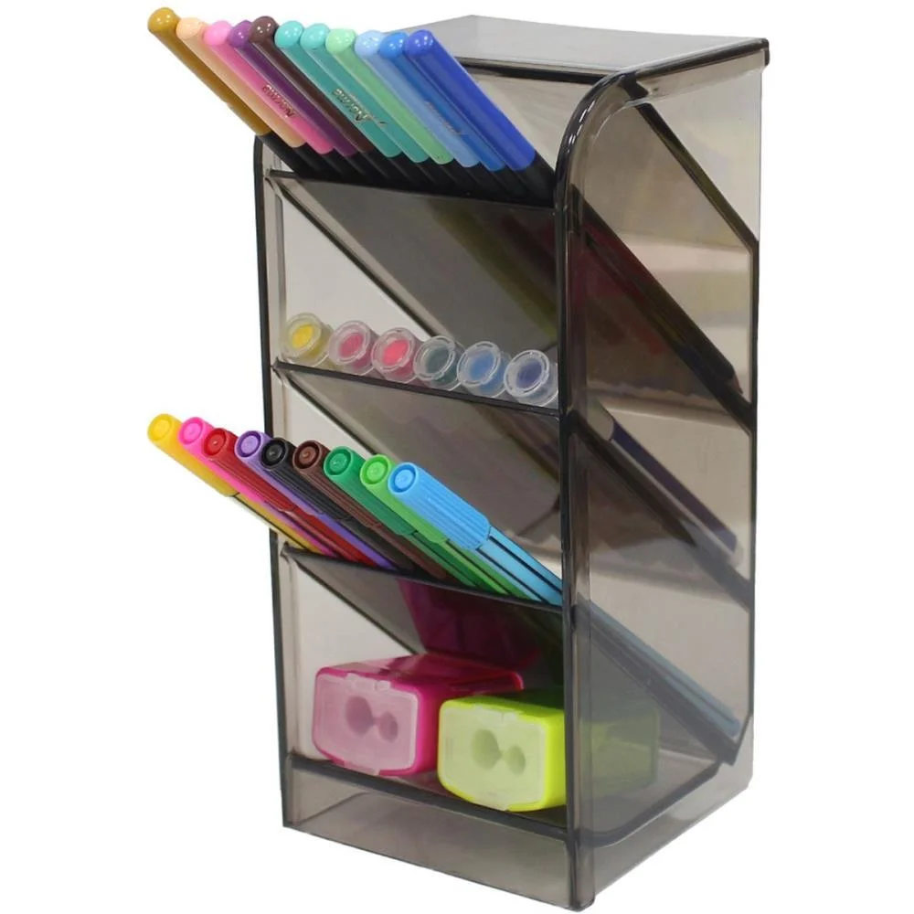 ACESSORIO PARA MESA ORGANIZADOR DIAGONAL FUME MAXCRIL (UNIDADE) - imagem 4