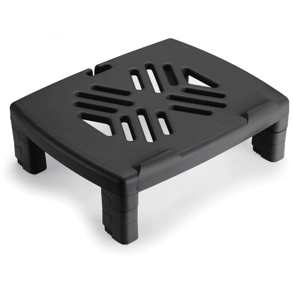 SUPORTE PARA MONITOR PLASTICO PRETO MAXCRIL (UNIDADE) - imagem 3