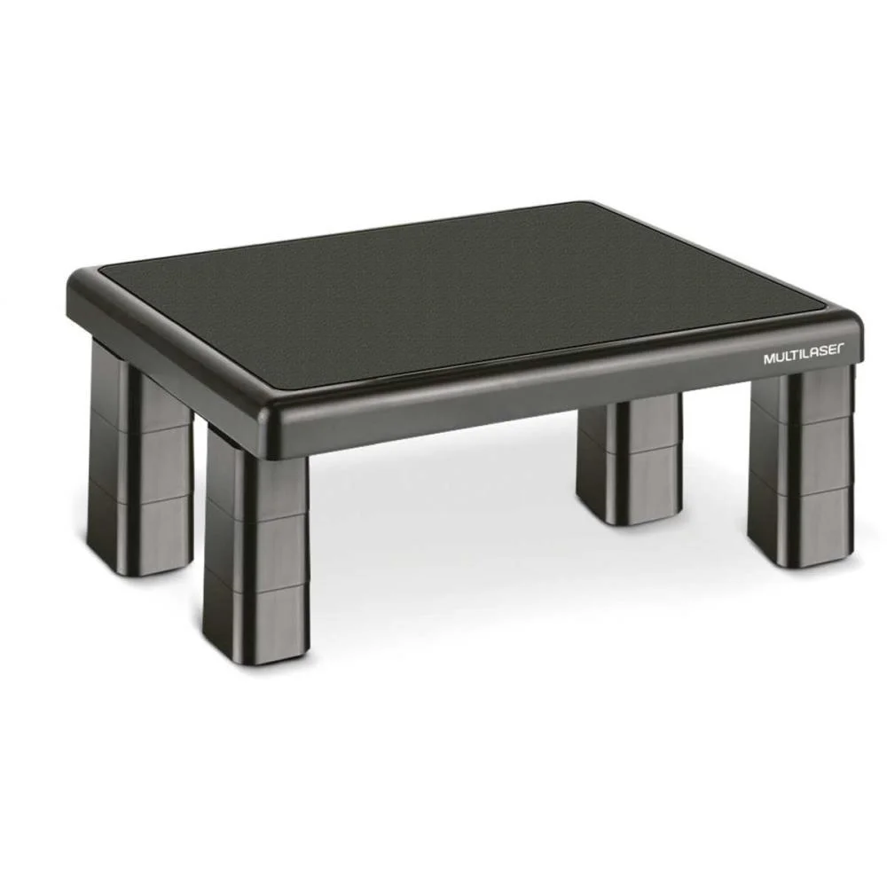 SUPORTE PARA MONITOR QUADRADO 4 NIVEIS ALTURA PRETO MULTI (UNIDADE) - imagem 2