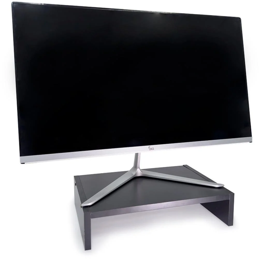 SUPORTE PARA MONITOR SIMPLES MDF 32,5X22X7CM PRETO STALO (UNIDADE) - imagem 5