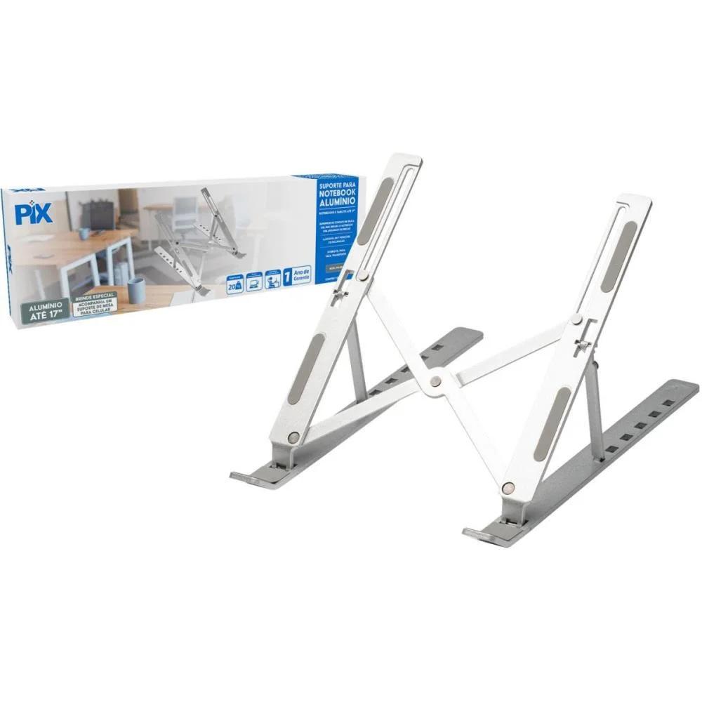 SUPORTE PARA NOTEBOOK REGULAVEL 6 NIVEIS DE ALTURA SANTANA CENTRO (UNIDADE) - imagem 6