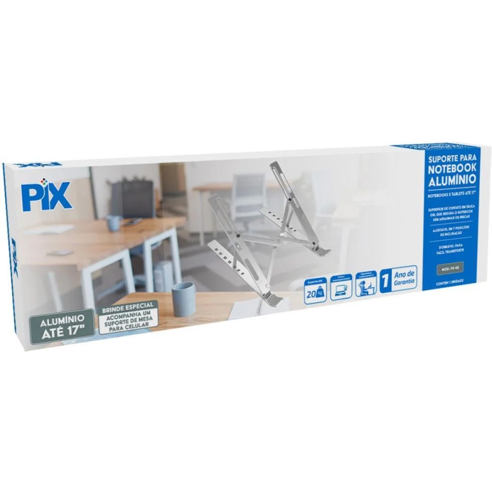 SUPORTE PARA NOTEBOOK REGULAVEL 6 NIVEIS DE ALTURA SANTANA CENTRO (UNIDADE) - imagem 7