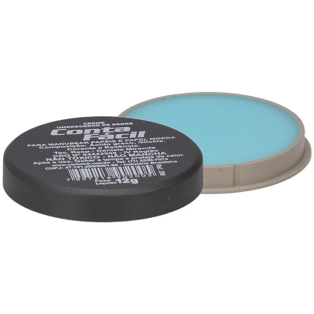 UMEDECEDOR DE DEDO PASTA 12 GRAMAS CARBRINK (PCT.C/12) - imagem 5