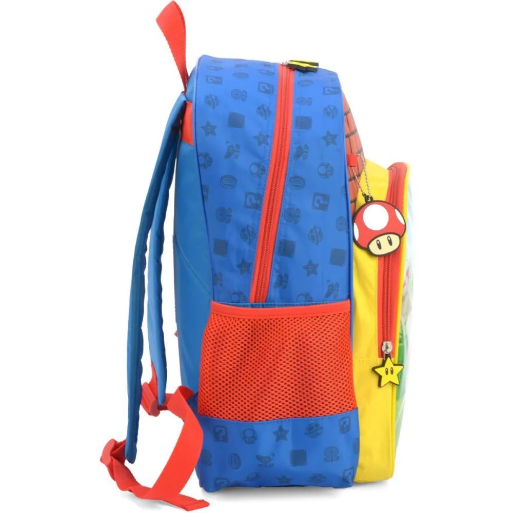 MOCHILA INFANTIL MARIO GD AZ LUXCEL (UNIDADE) - imagem 4