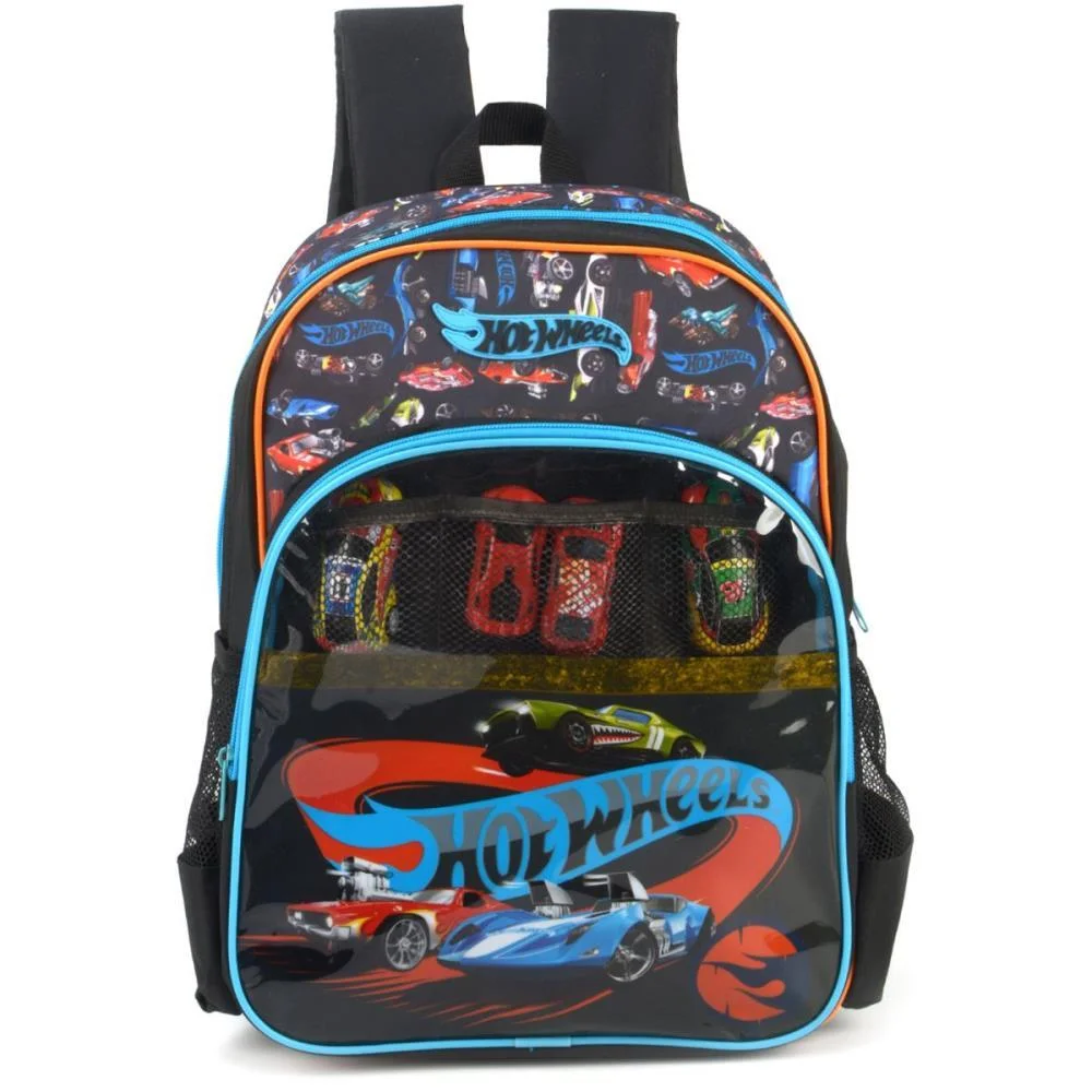 MOCHILA INFANTIL HOT WHEELS GD PT LUXCEL (UNIDADE) - imagem 3