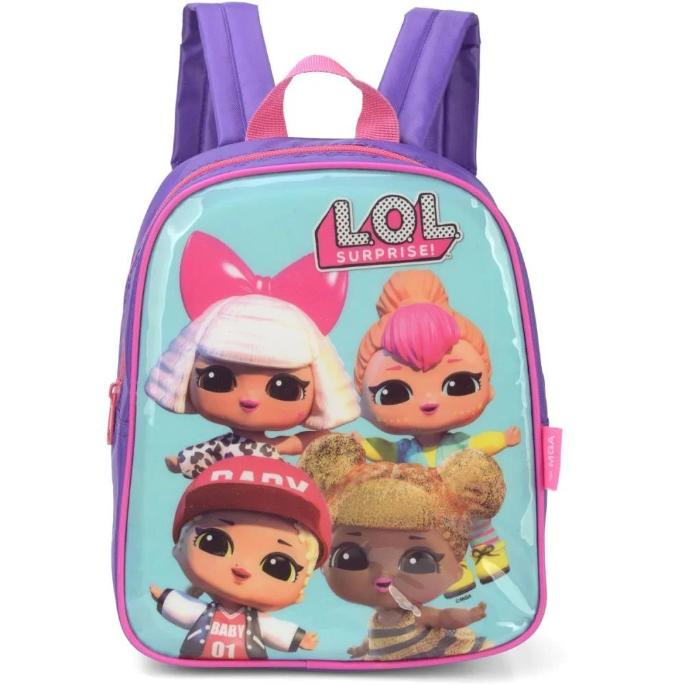 MOCHILA INFANTIL LOL PETIT P ROXA LUXCEL (UNIDADE) - imagem 3