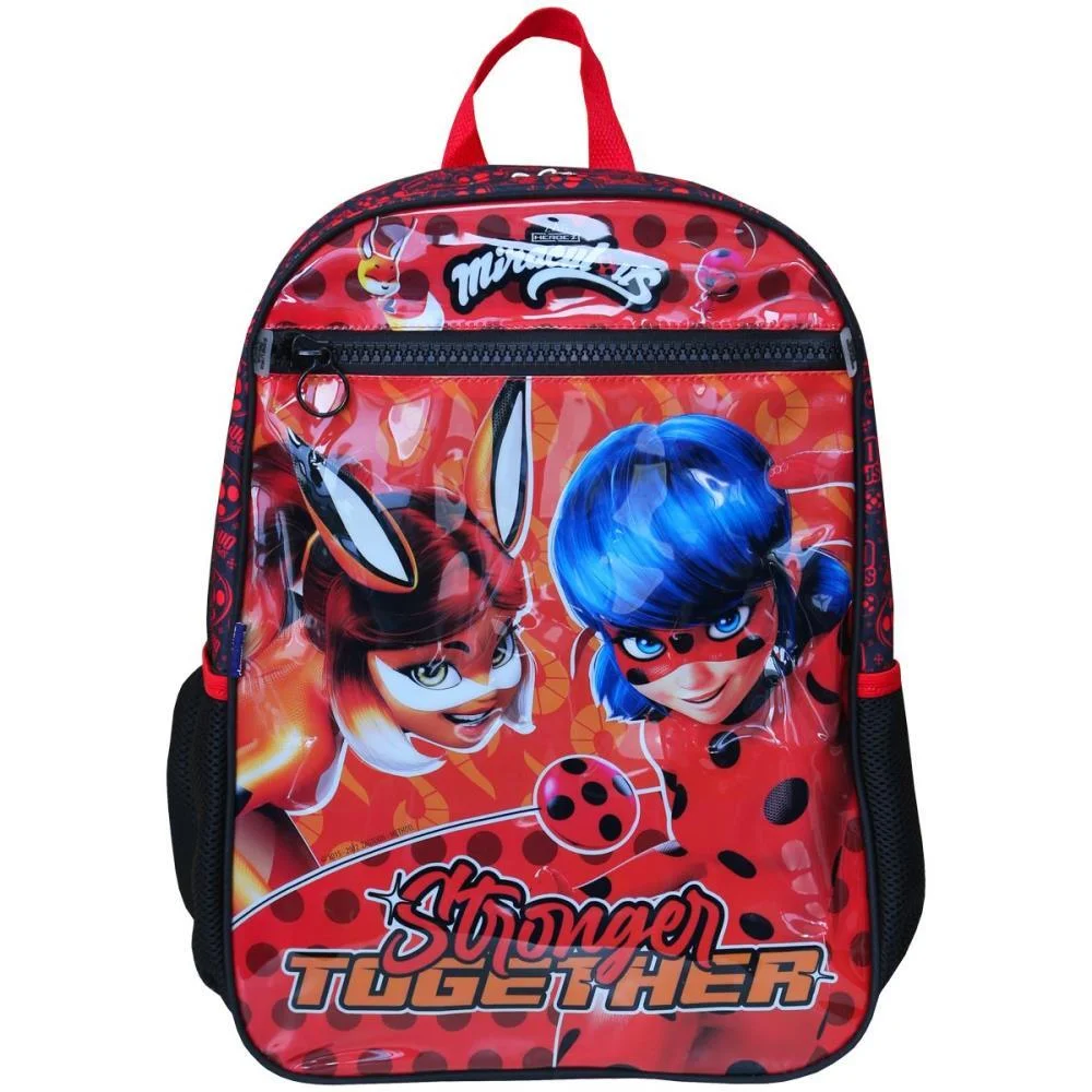 MOCHILA INFANTIL MIRACULOUS EASY G VM DERMIWIL (UNIDADE) - imagem 3