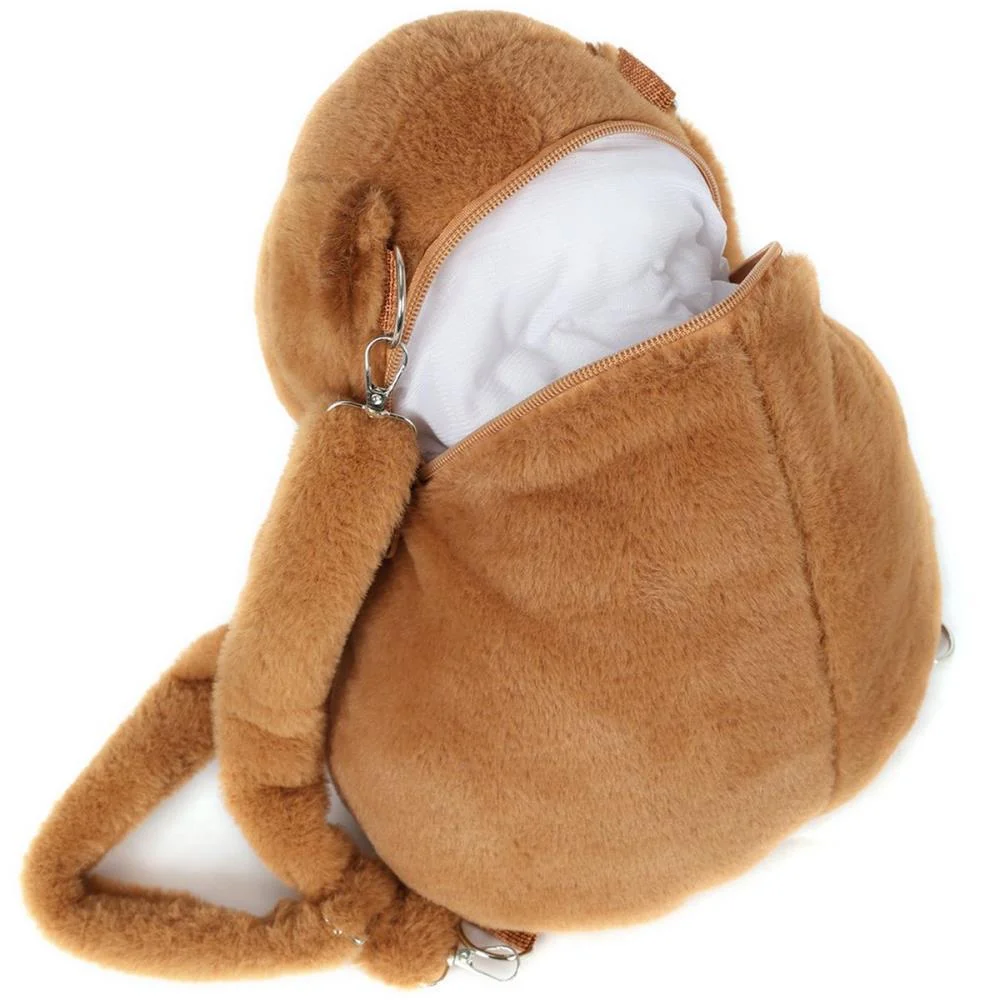 MOCHILA INFANTIL UP4YOU CAPIVARA PELUCIA M LUXCEL (UNIDADE) - imagem 6