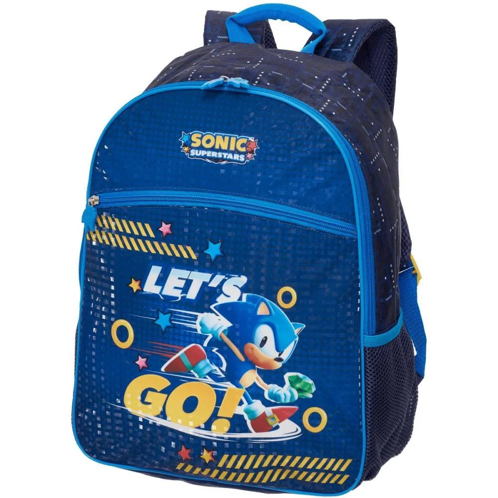 MOCHILA INFANTIL SONIC LETS GO PACIFIC (UNIDADE) - imagem 3