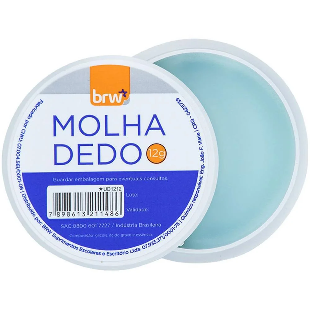 UMEDECEDOR DE DEDO MOLHA DEDO 12G. BRW (CX.C/12) - imagem 4