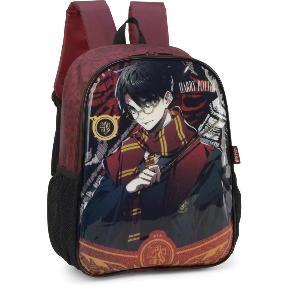 MOCHILA INFANTIL HARRY POTTER G VINHO LUXCEL (UNIDADE) - imagem 2