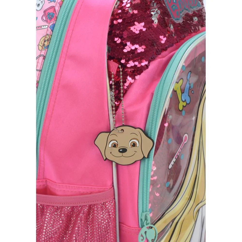 MOCHILA INFANTIL BARBIE G PINK LUXCEL (UNIDADE) - imagem 5